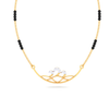 Alluring Statement Diamond and 18k Gold Mangalsutra from Diamond Collection