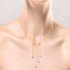 18k Unique Gold Motif Necklace from Online Exclusive Collection