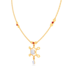 Charming 18K Gold And Diamond Necklace From PC Chandra Diamond Collection