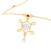 Charming 18K Gold And Diamond Necklace From PC Chandra Diamond Collection