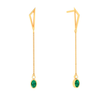 Dainty 18k Gold And Diamond Drop Earrings From Diamond Collection