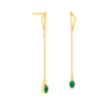 Dainty 18k Gold And Diamond Drop Earrings From Diamond Collection