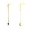 Dainty 18k Gold And Diamond Drop Earrings From Diamond Collection