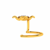 18KT (750) Yellow Gold and Diamond Nosepin for Women