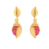 18k Gold Blush Pink Drop Earrings From Online Exclusive Collection 