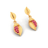 18k Gold Blush Pink Drop Earrings From Online Exclusive Collection 