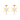 Diamond And 18K Gold Earrings Dangler Earrings
