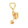 18KT Musical Note Bird Gold Pendant From Diamond Collection