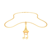 18KT Musical Note Trumpet Gold Pendant From Diamond Collection