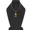 18KT Musical Note Trumpet Gold Pendant From Diamond Collection