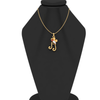 18KT Musical Note Butterfly Gold Pendant From Diamond Collection