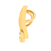 18KT Musical Note 'M' Shape Gold Pendant From Diamond Collection 