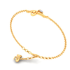 18KT Musical Note with Trumpet Gold Braclet From Diamond Collection 