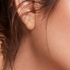 18KT Unique Shape Gold Stud Earrings From Online Exclusive Collection 