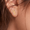 18KT Music Logo Shaped Gold Earrings From Online Exclusive Collection 