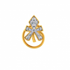 18KT (750) Yellow Gold and Diamond Nosepin for Women