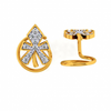 18KT (750) Yellow Gold and Diamond Nosepin for Women