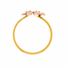 18KT (750) Yellow Gold and Diamond Ring for Women