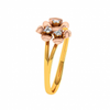 18KT (750) Yellow Gold and Diamond Ring for Women