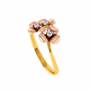 18KT (750) Yellow Gold and Diamond Ring for Women