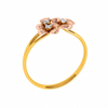 18KT (750) Yellow Gold and Diamond Ring for Women