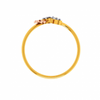 18KT (750) Yellow Gold and Diamond Ring for Women