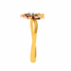 18KT (750) Yellow Gold and Diamond Ring for Women