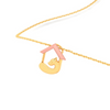 18K dainty animal in a hut gold pendant from Online Exclusive