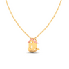 18K little home with a hand shape gold & diamond pendant from \
Diamond Collection 