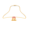 18K Little hut on a grass gold pendant with rose gold roof from Online Exclusive