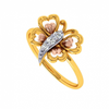 18KT (750) Yellow Gold and Diamond Ring for Women