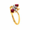 18KT (750) Yellow Gold and Diamond Ring for Women