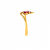 18KT (750) Yellow Gold and Diamond Ring for Women