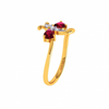 18KT (750) Yellow Gold and Diamond Ring for Women