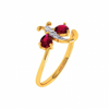 18KT (750) Yellow Gold and Diamond Ring for Women