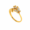 18KT (750) Yellow Gold and Diamond Ring for Women