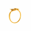 18KT (750) Yellow Gold and Diamond Ring for Women