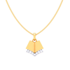 18K open book shape diamond pendant from Diamond Collection 