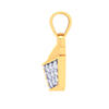 18K Gold & Diamond pendant in the shape of open book from Diamond Collection 