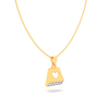 18K book-shaped Gold & Diamond pendant with a love-shaped cutout from Diamond Collection 