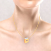 18K book-shaped Gold & Diamond pendant with a heart-shaped cutout from Diamond Collection 