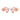 18k (750) Rose Gold and Diamond Stud Earrings for Women