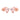 18k (750) Rose Gold and Diamond Stud Earrings for Women
