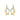 18k (750) Yellow Gold and Diamond Stud Earrings for Women