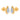 18k (750) Yellow Gold and Diamond Stud Earrings for Women