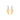 18k (750) Yellow Gold and Diamond Stud Earrings for Women