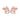 18k (750) Rose Gold and Diamond Stud Earrings for Women