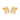 18k (750) Yellow Gold and Diamond Stud Earrings for Women