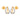 18k (750) Yellow Gold and Diamond Stud Earrings for Women