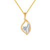 18KT (750) Yellow Gold and Diamond Pendant for Women